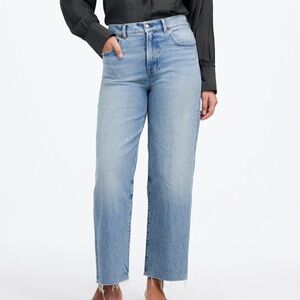 Madewell Light Blue The Perfect Vintage Wide leg Jeans